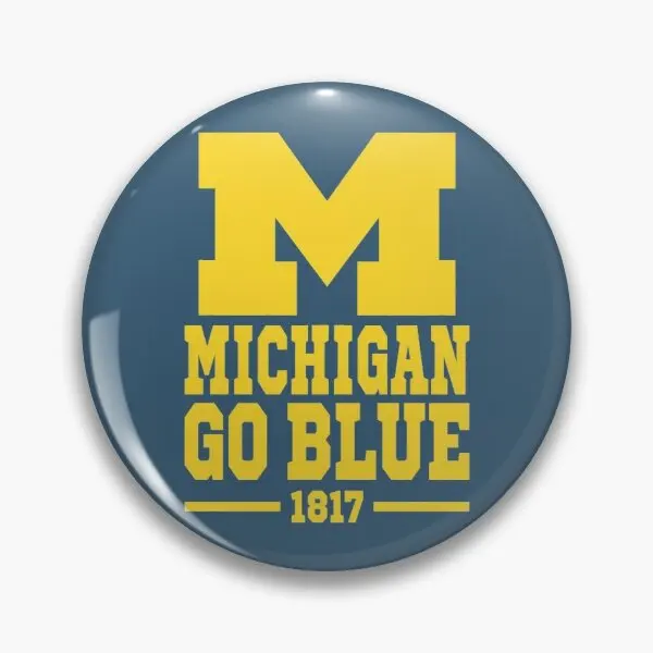 

Мичиган Мерч настраиваемая мягкая булавка для пуговиц ювелирные изделия мультяшный Декор металлический модный подарок Креативный Воротни...