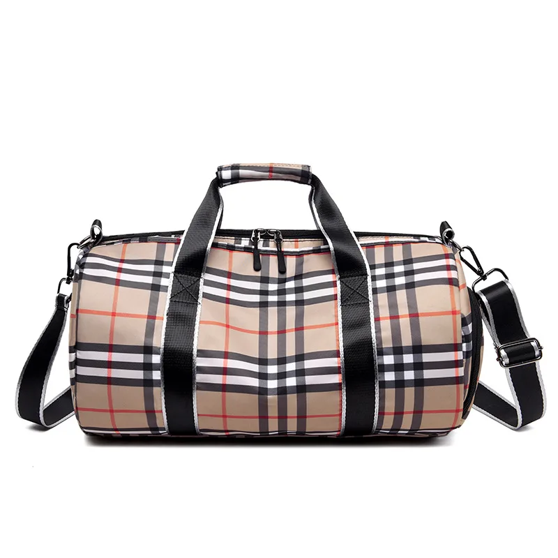 

New Dry Wet Separation Gym Bag Custom Short Trip Bag Yoga Training Bag Business Traveling Luggage Bag Letter Printing