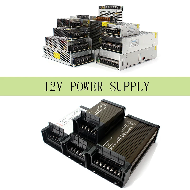 

Outdoor LED Lighting Transformer 220V 12V 1A 2A 3A 5A 6A 8A 10A 12A 15A 20A 25A 30A 33A AC DC Rainproof Switching Power Supply
