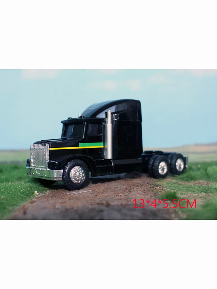 

About 13cm Semi-trailer American Truck Head Simulation Car Model Toy Collection Ornaments Children's Gift Souvenirs In Stock