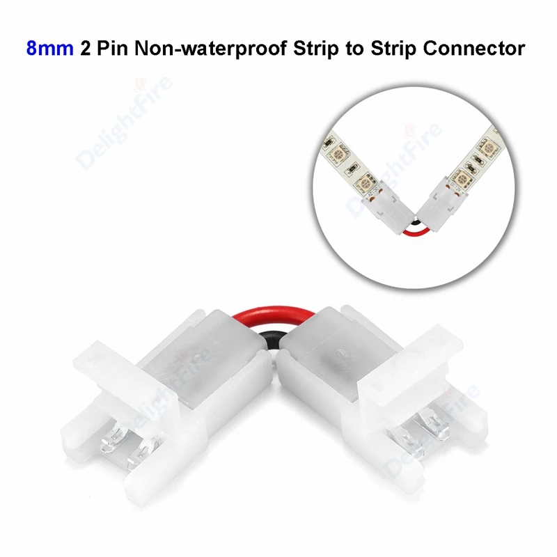

2 3 4-контактный разъем для светодиодной ленты 8 мм 10 мм L-образной формы 90 ° Регулируемая клемма под прямым углом для WS2811 WS2812 5835 3528, полоса RGB к проводу