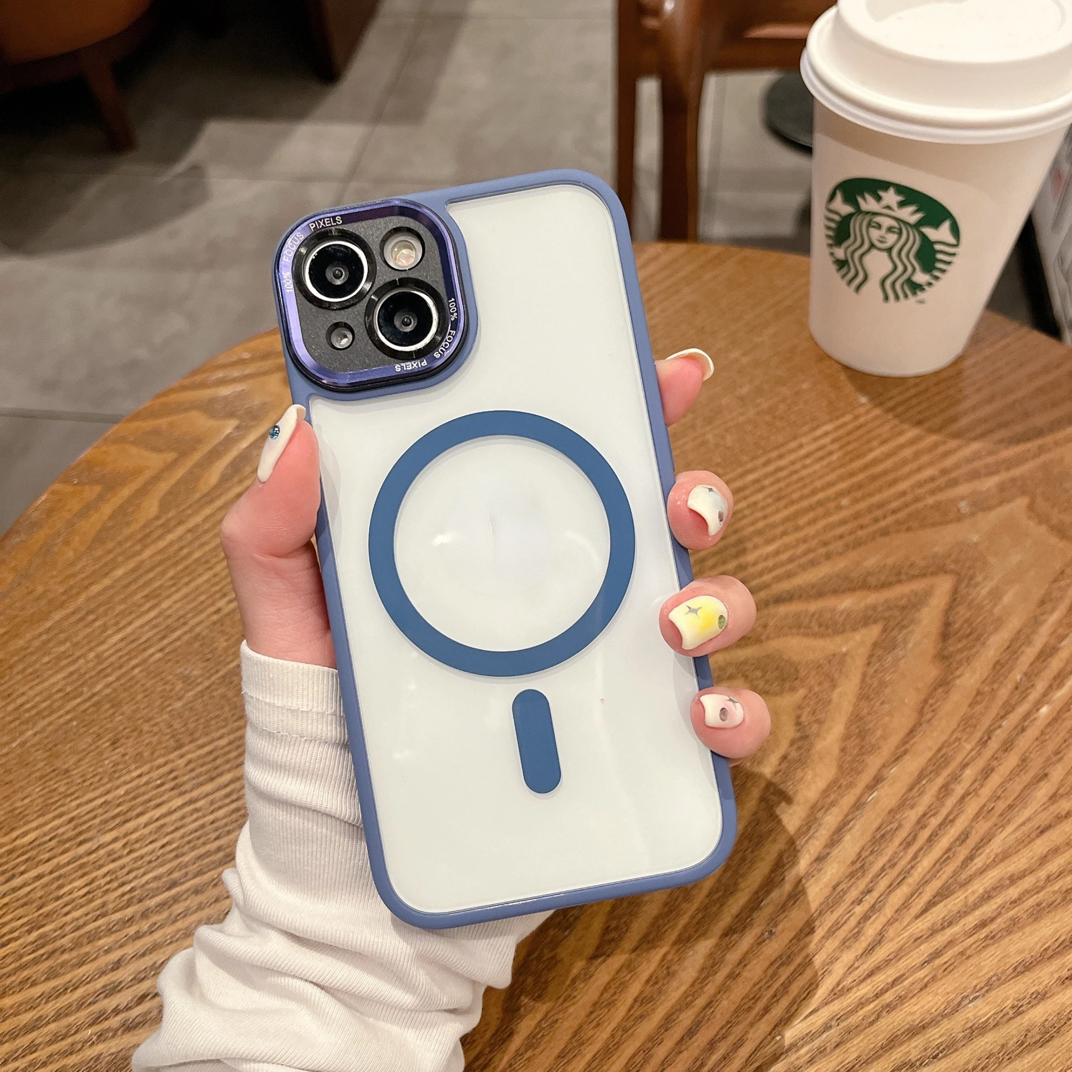 

Luxury eagle eye Skin Feeling Magnetic For Magsafe Wireless Charging Case For iPhone 14 Plus 13 12 Pro Max metal buttons Cover