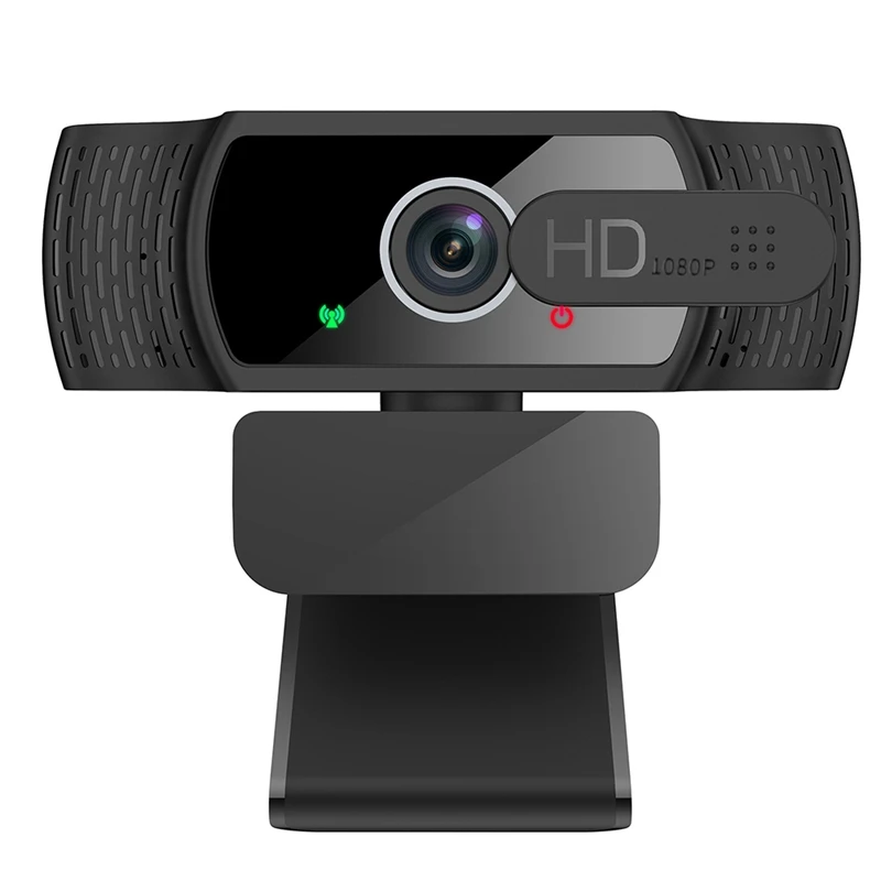 

HD 1080P Webcam Desktop Laptop Computer Webcam With USB & Built In Noise Reduction Microphone 360 Degree Rotation