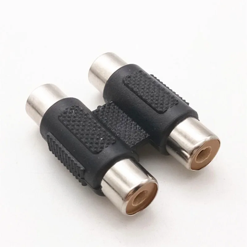 2 3 RCA на RAC разъем папа-мама Аудио-видео преобразователь AV соединитель двойной 2RCA