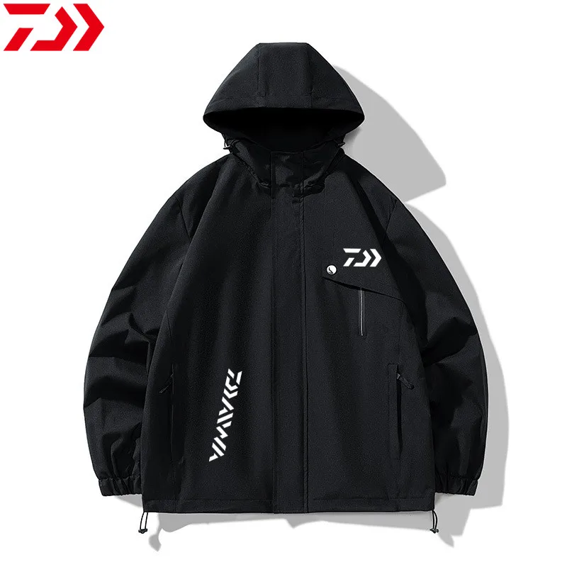 

Daiwa 2024 new Outdoor Sport Fishing Clothes Casual Loose Hooded Fishing Jacket Fashionable breathable and warm fishing Jacket