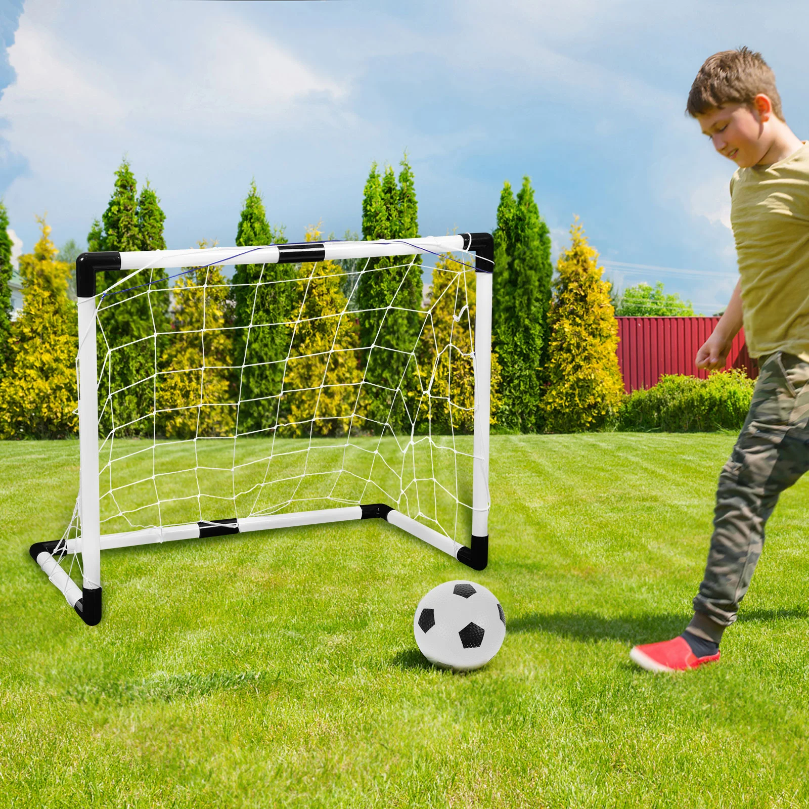 Детские футбольные ворота футбольное тренировочное оборудование для сетки на