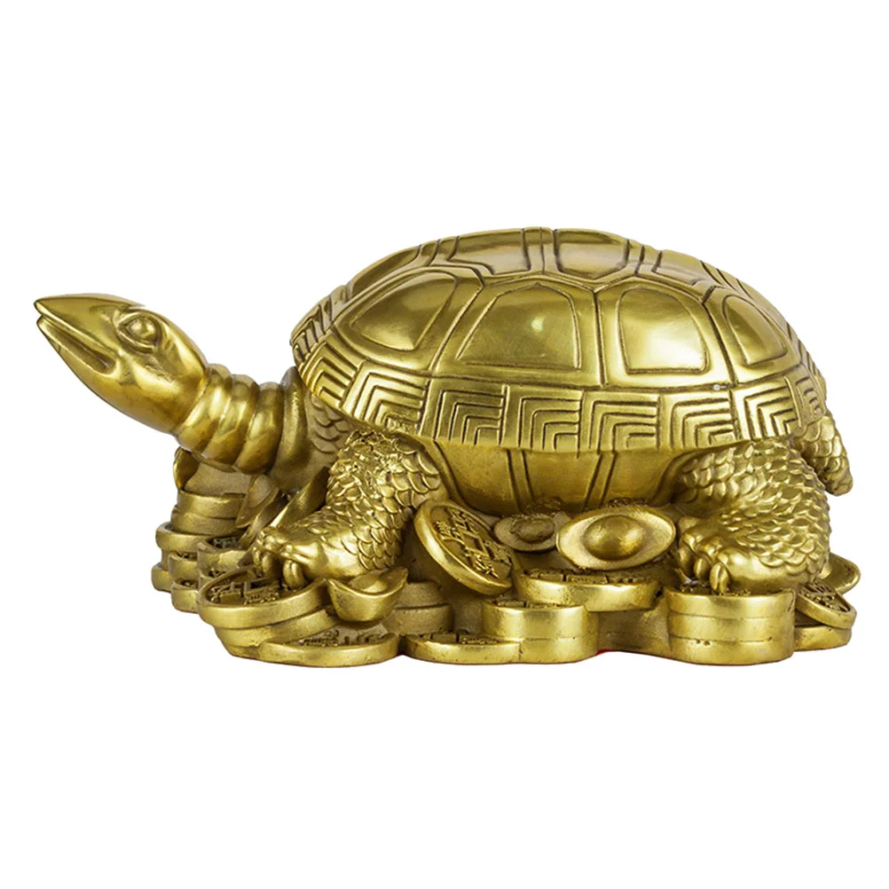 

Turtle Statue Tortoise Brass Statues Feng Artware Model Brassware Decoration Auspicious Collectablesmillennium Small Sea Carved