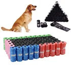 10-50 рулонов, пакеты для уборки собак и кошек, 15 пакетов в рулоне