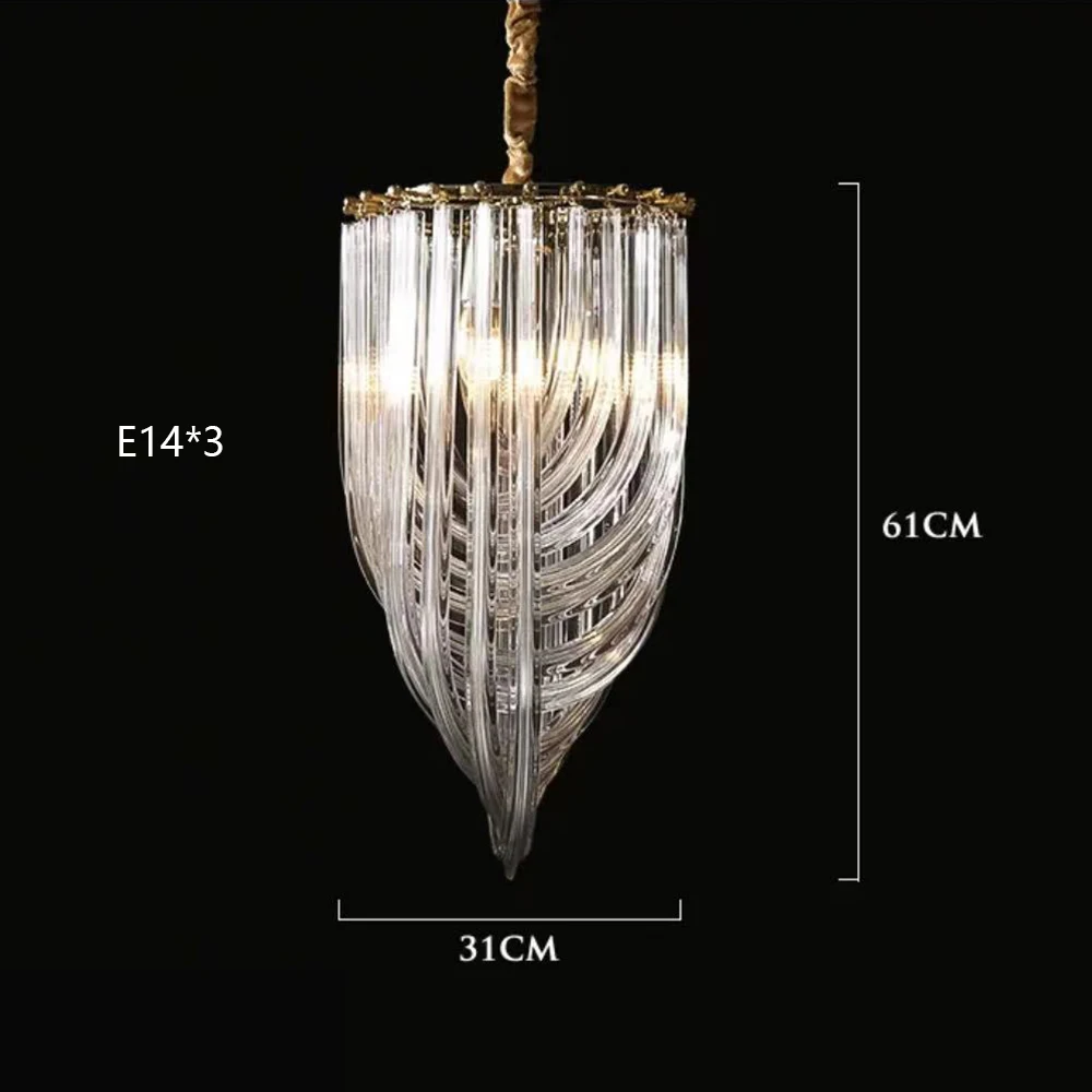

Скандинавские U-образные стеклянные трубки, современные люстры для гостиной, ресторана, спальни, прикроватный потолочный светильник, люстры, осветительные приборы