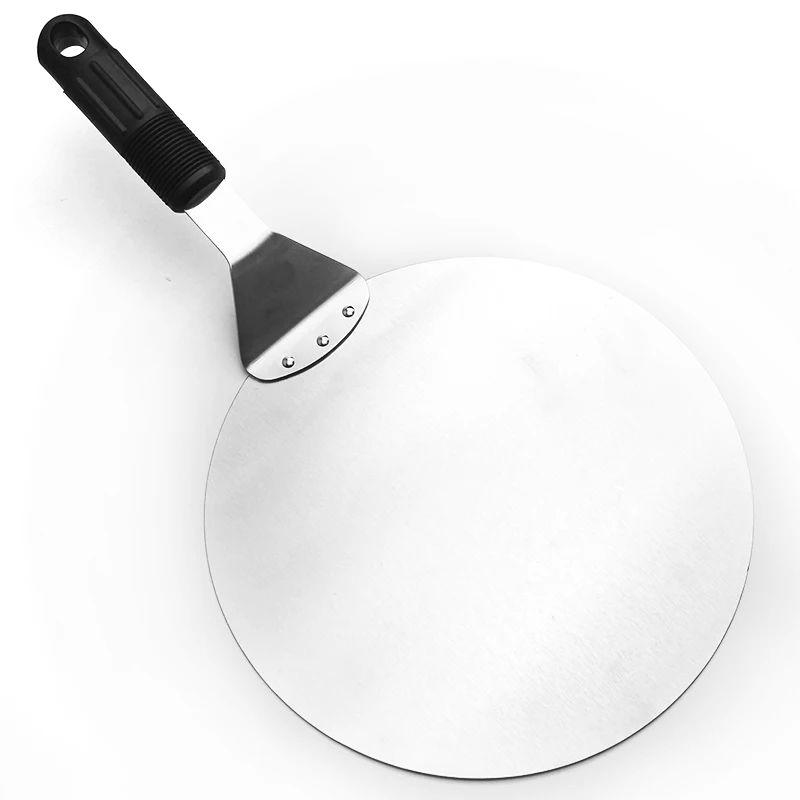 

Amazon hot sale gadgets Pizza baking jumbo stainless steel spatula pizza accessories plastic handle