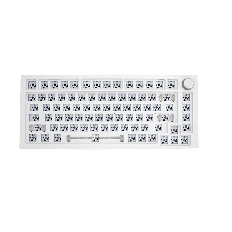 75% Gasket Mechanical Keyboard Kit PCB Hot Swappable Switch Lighting Effects RGB Switch LED Wired/Bluetooth Dual Mode