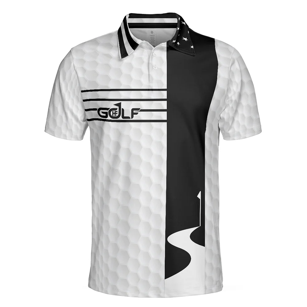 Summer Mens Golf Shirt Quick Dry Breathable Polo Apparel High Quality Resistant Wrinkle New Short Sleeve Fashion Sports T-shirts