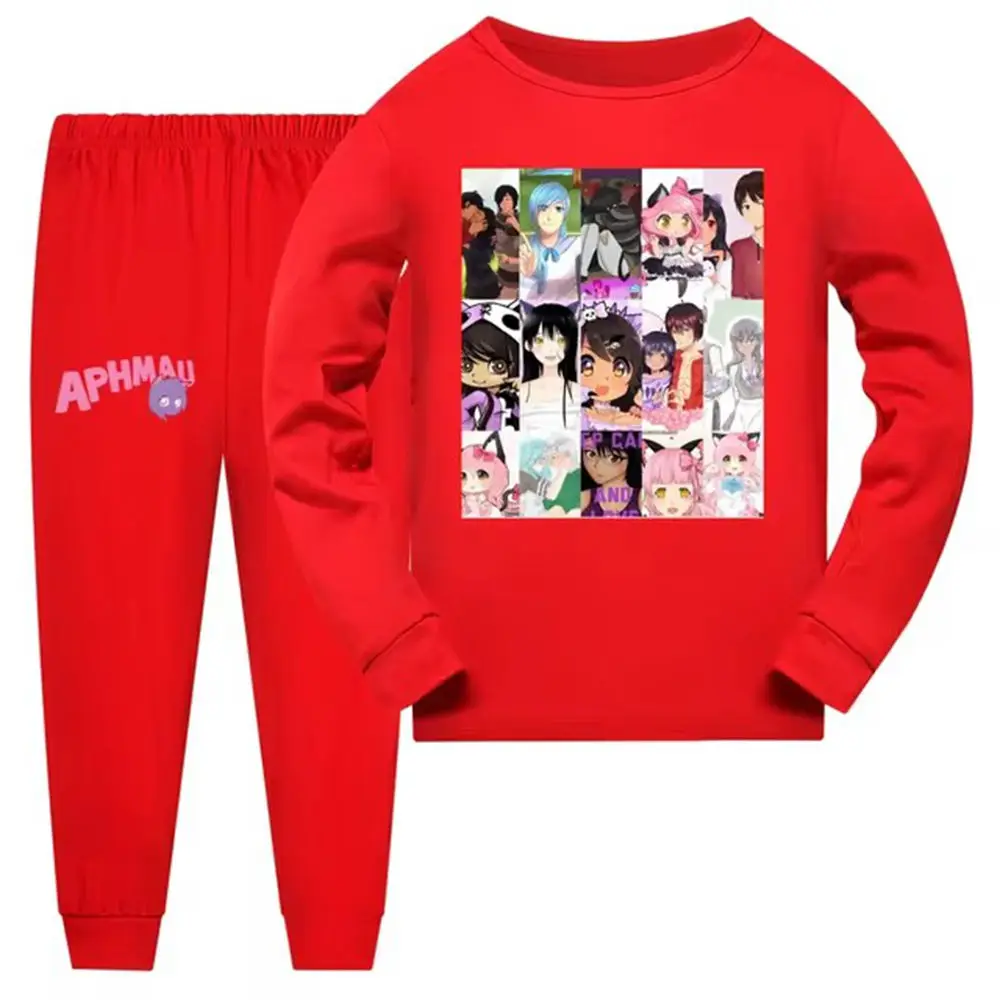 Novely APHMAU костюм Аарона Lycan детские пижамы с длинным рукавом пижамные комплекты для