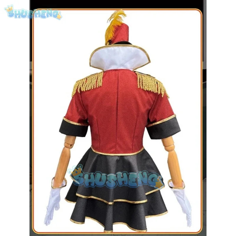 Женский танцор маскарадная игра Маргарета сотовый костюм V головной убор очки