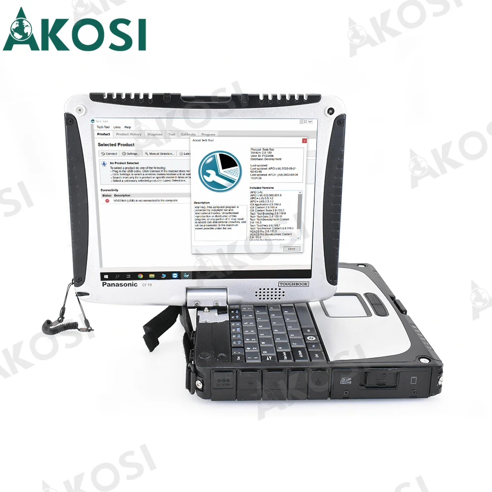 

Установка ноутбука Toughbook CF19 Premium Tech Tool PTT 2.8.150 VCADS Pro (разработка) + DEV2tool