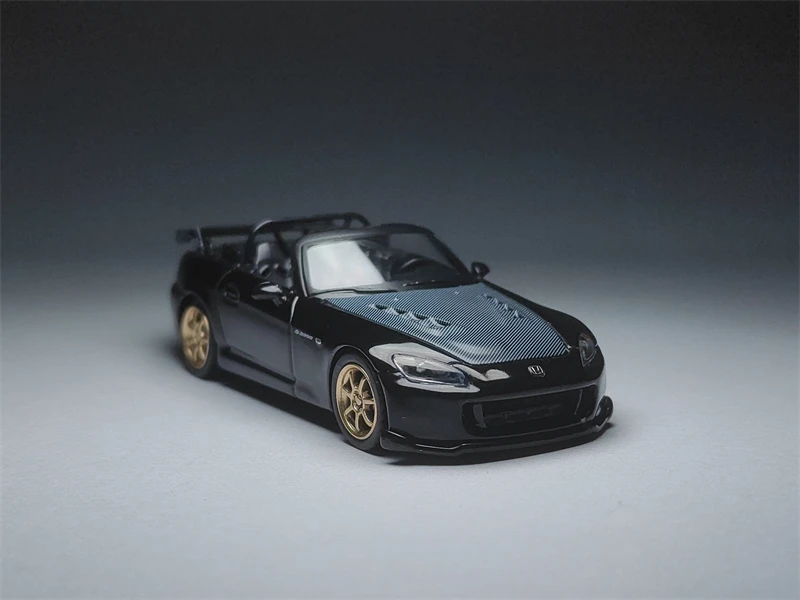 

HeyToys Mini GT 1/64 309 Honda S2000 AP2 Mugen Berlina Black DieCast Model Collection Limited Edition