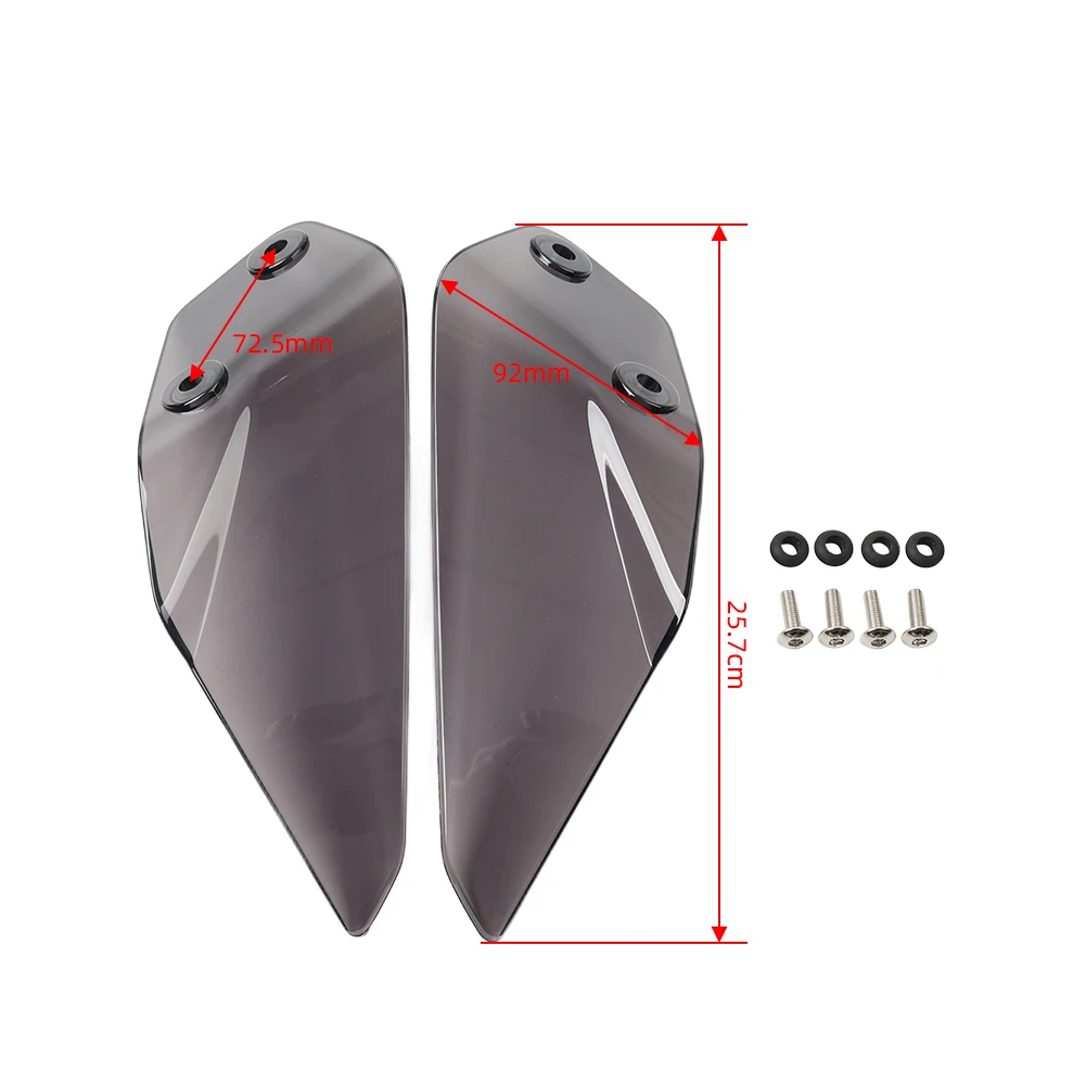 1 пара мотоциклетных ветровых дефлекторов бокового лобового стекла для BMW R 1250 GS