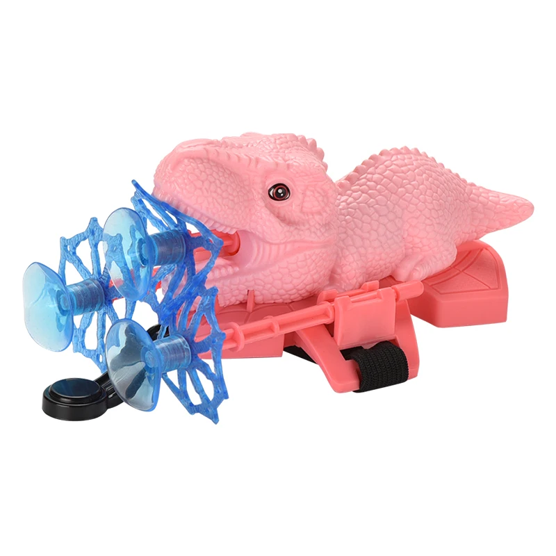 

Children's compact and cool dinosaur sucker toy dart gun launcher competitive dinosaur shooting toy