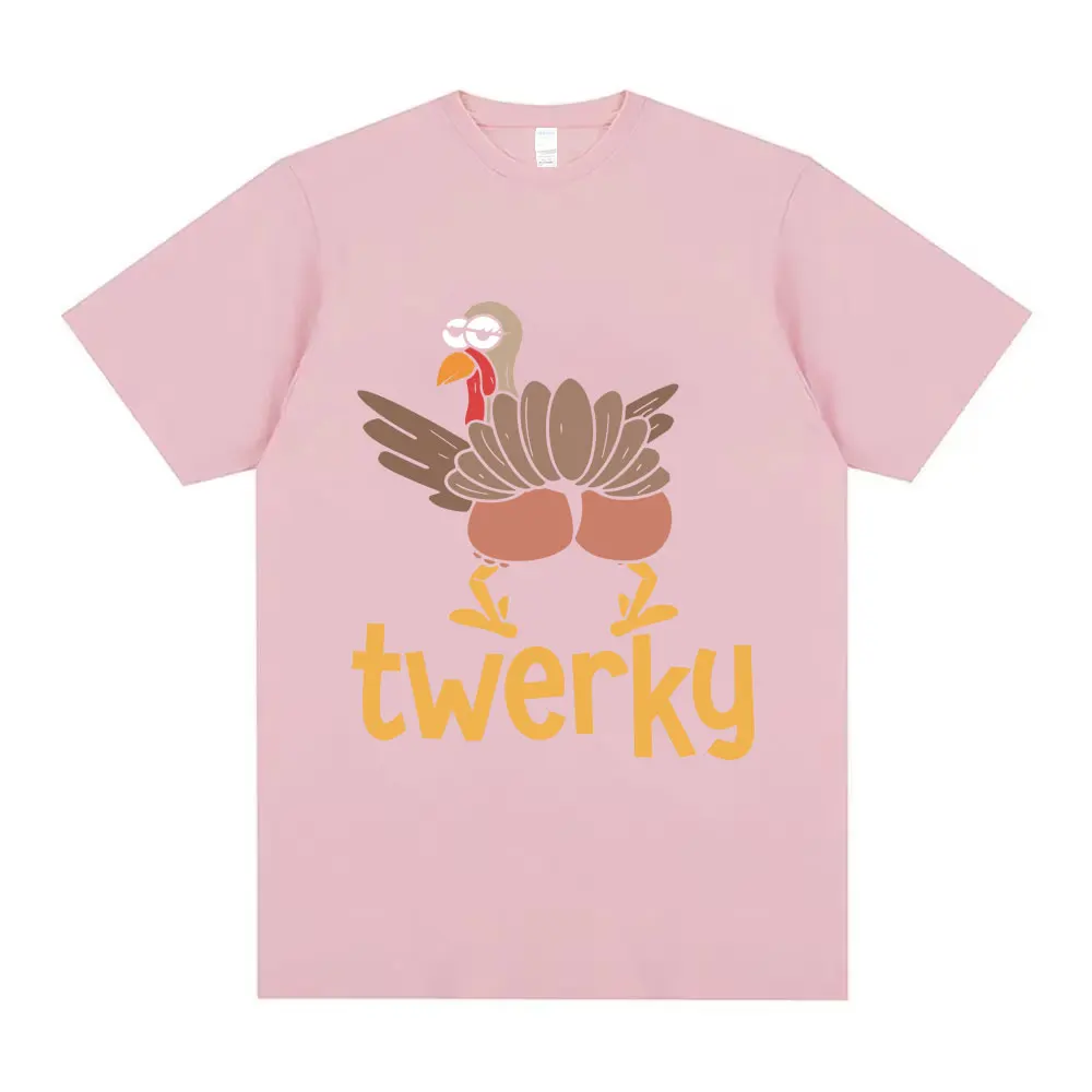 Футболка Twerky в стиле кэжуал для мужчин и женщин 100% хлопок