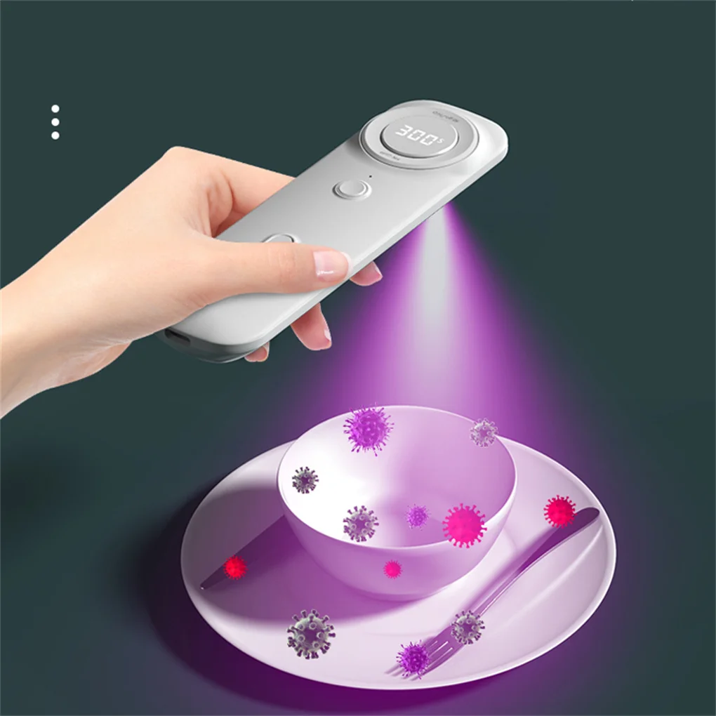 

Handheld Light with Children Lock Type-C Rechargeable Folding LED Lamp Phone Jewelry Cleaning Tool Button Operation