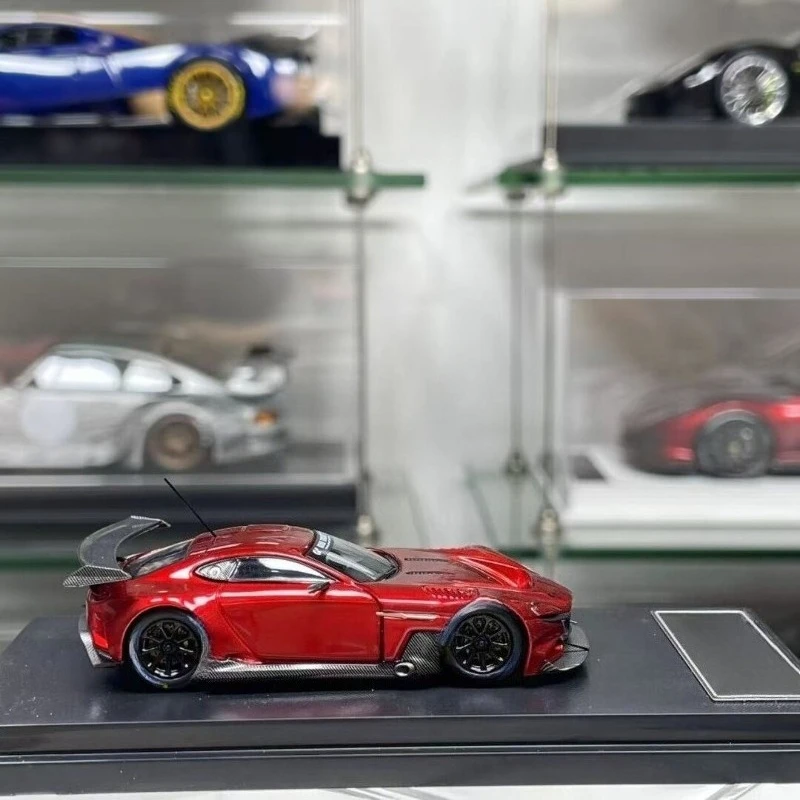 Фото Коллекционная модель автомобиля Mazda RX GT3 из сплава, масштаб 1:64, лимитированная серия, высококачественная имитация, украшение для интерьера. №2