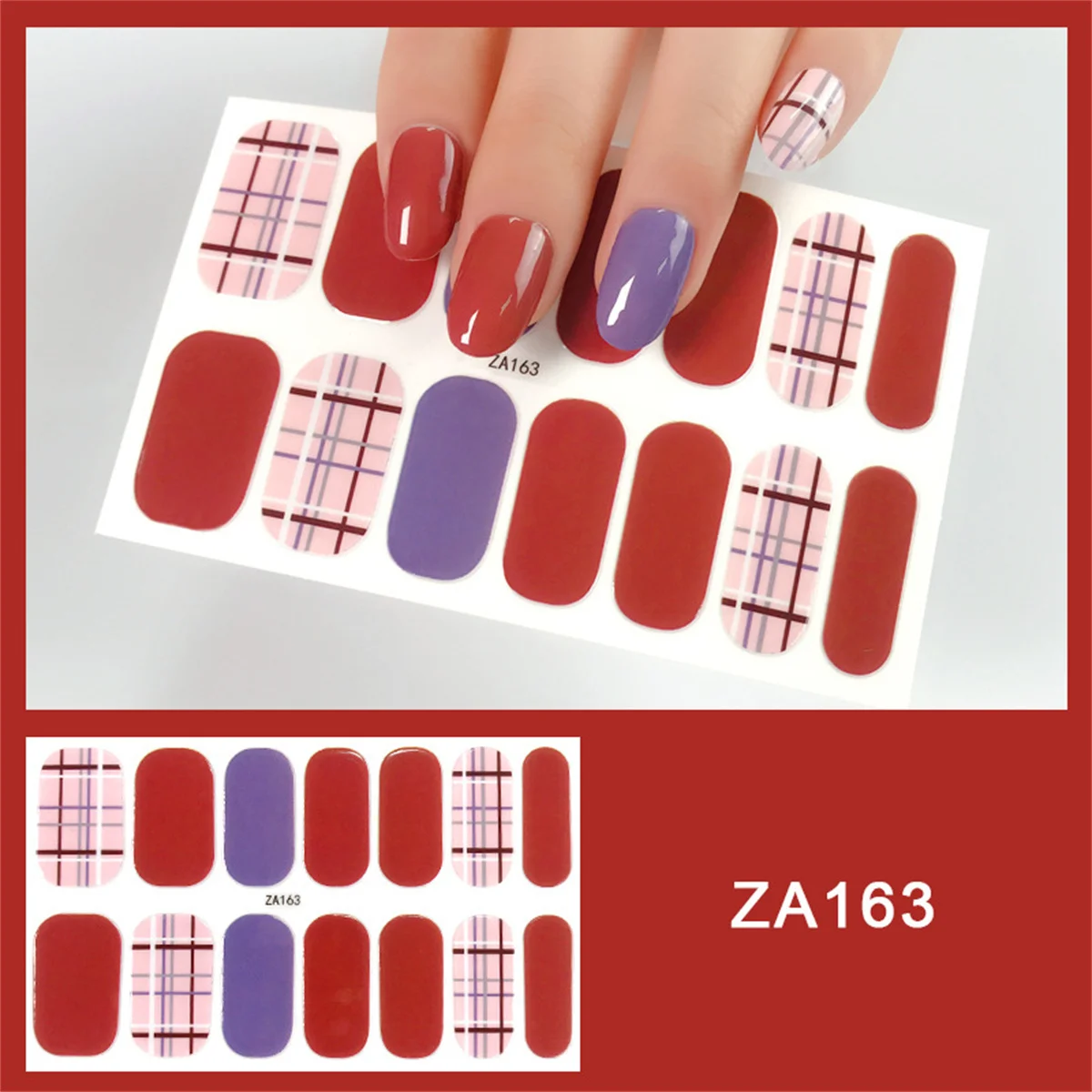 2 шт./набор наклейки для наращивания ногтей