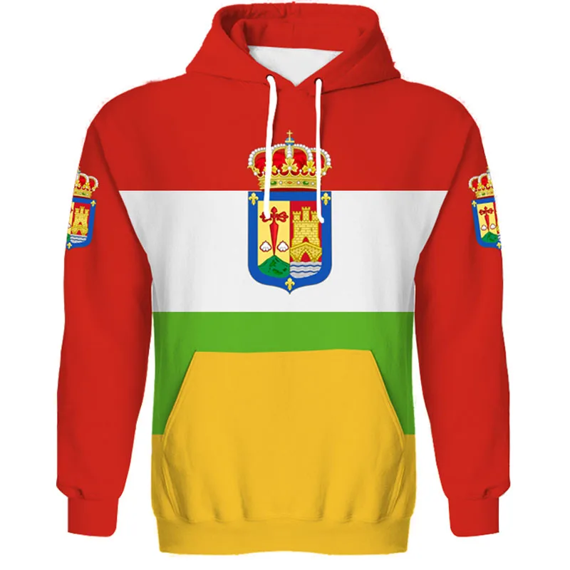 La Rioja Hoodie Free Custom Made Name Logrono Sweatshirt Print Flag Word Calahorra Haro Arnedillo Ezcaray Spanish 00 Clothing