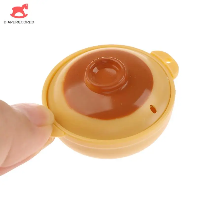 

1Set Dollhouse Simulation Casserole Rice Poached Egg Kitchen Utensil Cookware Dish Stew Pan Stockpot Kitchen Toy