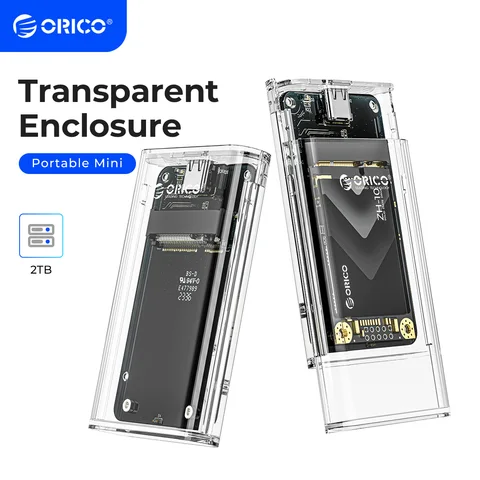 ORICO прозрачный корпус для mSATA SSD