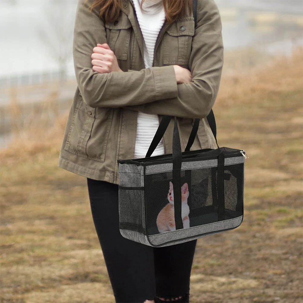 

Puppy Cage Large Cat Storage Bag Travel Outdoor Carrier Carriers For Small Dogs