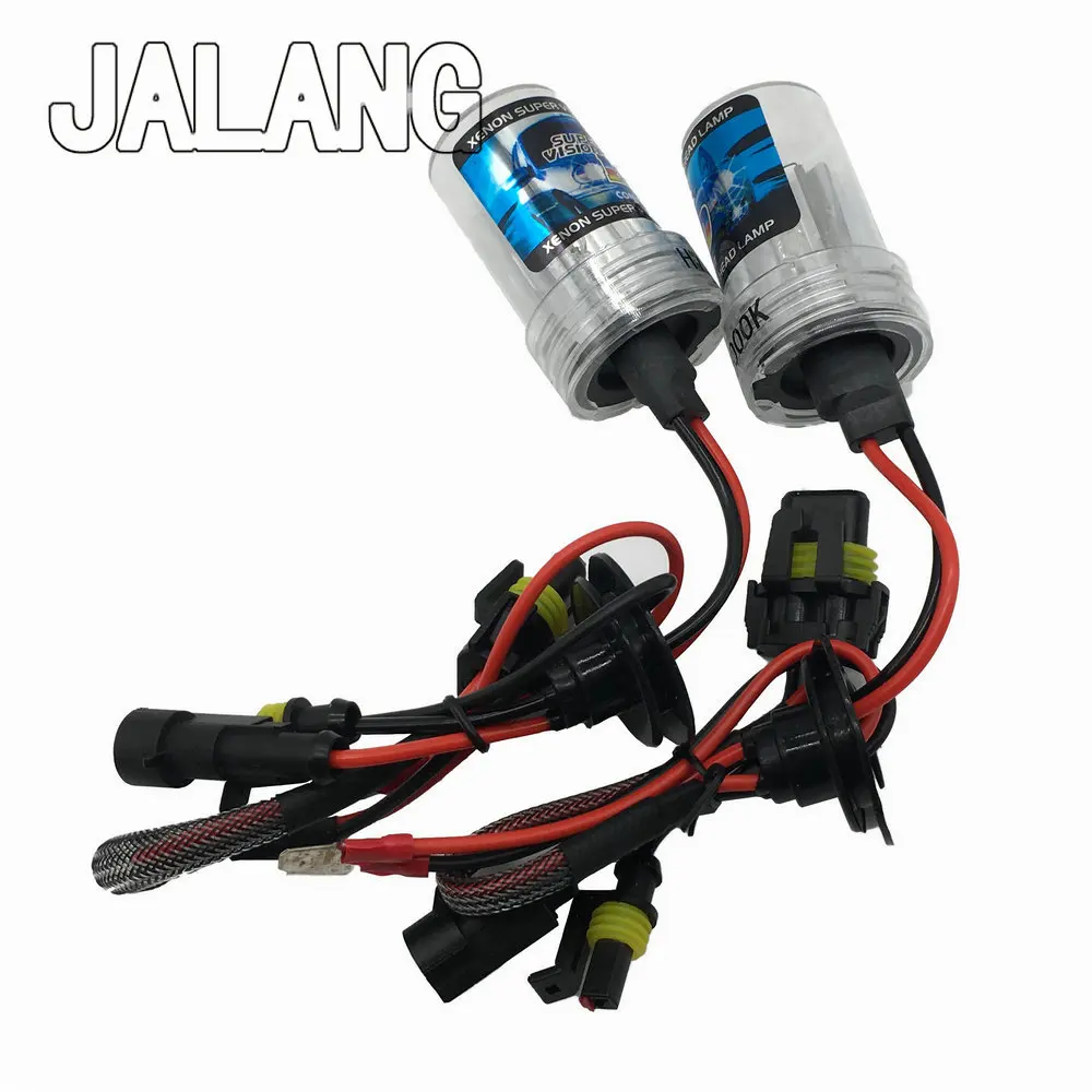 Сменные Ксеноновые лампы для головных фонарей H1 H3 H7 4300K 6000K 8000K H8 H9 H11 9005 9006 12 В 55 Вт, 2 шт.