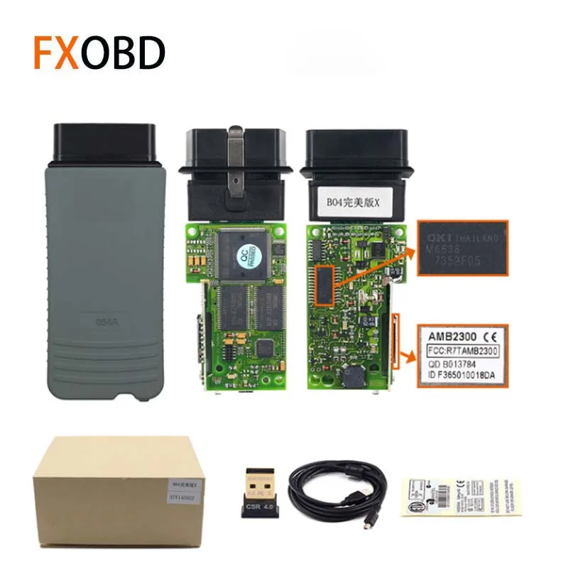 Автомобильный диагностический прибор OBD2 OKI 5054A 7.2.1 с Bluetooth AMB230 6154A V166