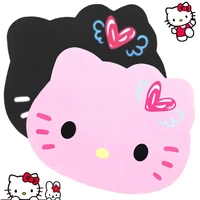 sanrioed hello kitty mouse pad anime kt cat shape mouse mat computer mat 21x17 fashion keyboard pad cup ashtray pad girls gift