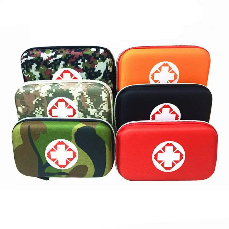 

Empty First Aid Kit Bag Polyester Storage Bag Simple Life-saving Emergency Kit Wear-resistant Fashionable Medicine Bag Eva