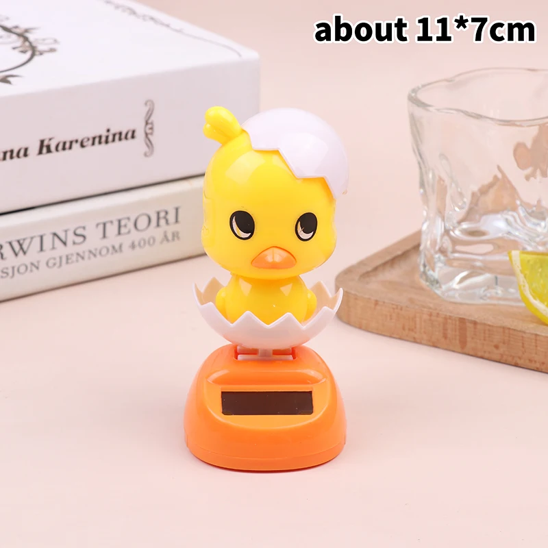 

Solar Powered Chick Dancing Ornament Animal Doll Toy Home Decor Cartoon Ornaments