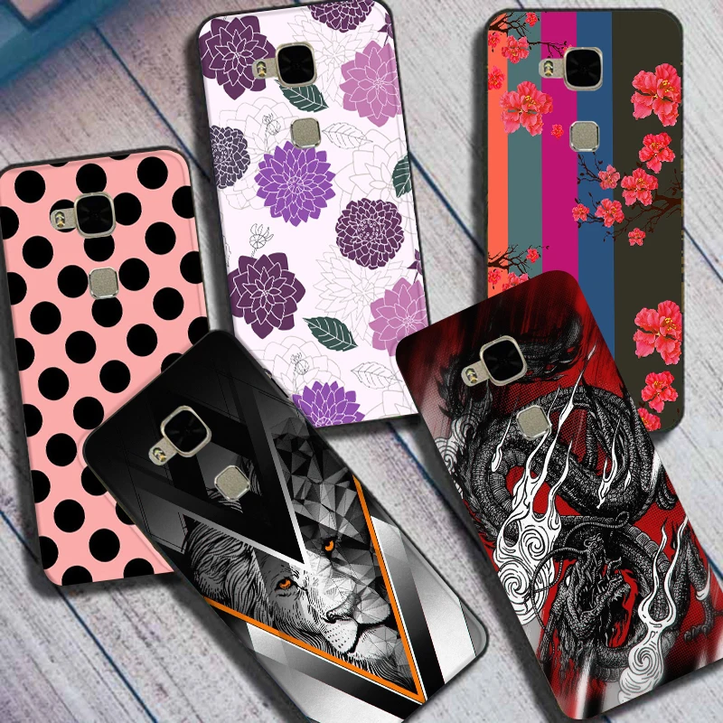 

Soft Phone Case For Huawei Ascend G8 GX8 RIO-L01 RIO-L02 Cases Colorful Silicone TPU Back Cover Shell G 8 Lovely Cute