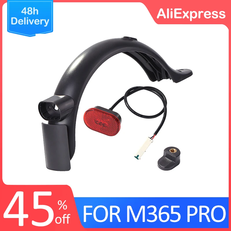 

Scooter Mudguard Set for Xiaomi M365 PRO 2,Mud Guard Brake Taillight Kit Tire Splash Fender Scooter Accessories Original New