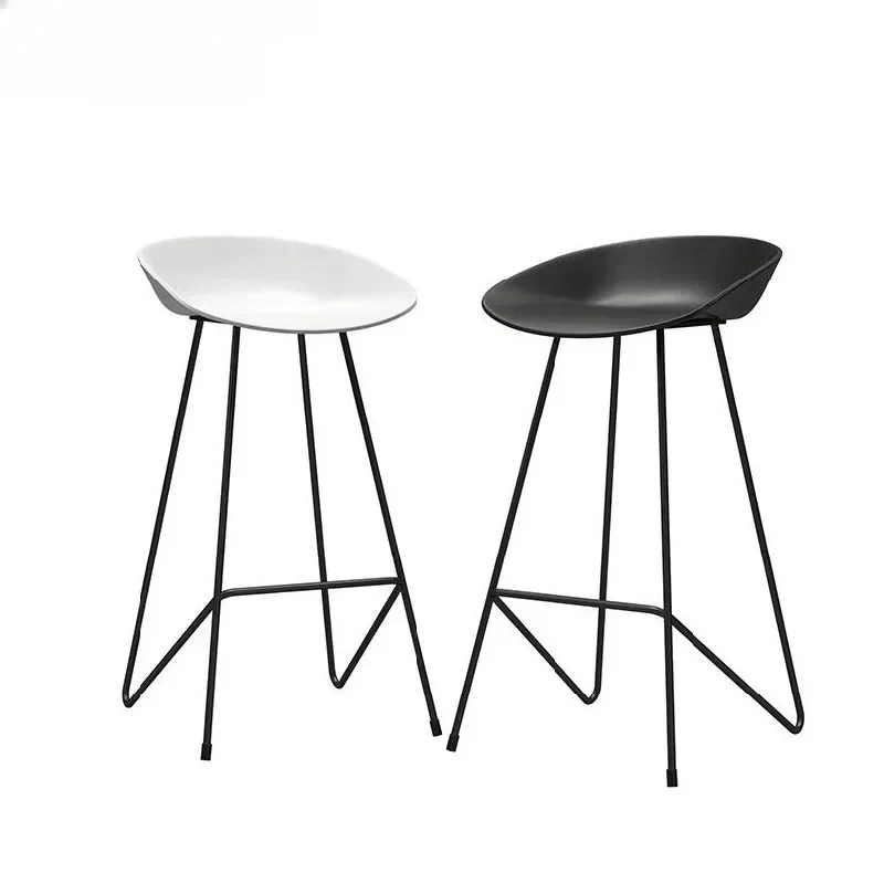 Минималистичные высокие стулья обеденные вращающиеся скандинавские бархатные