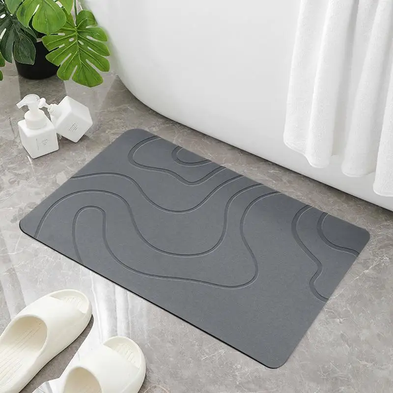 Каменный коврик для сушки ванны мягкий из диатомовой грязи водопоглощение