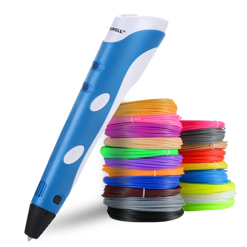 

3D Pen Original DIY 3D Printing Pen With 1.75mm ABS Filament Creative Toy Birthday Gift For Kids Design Drawing