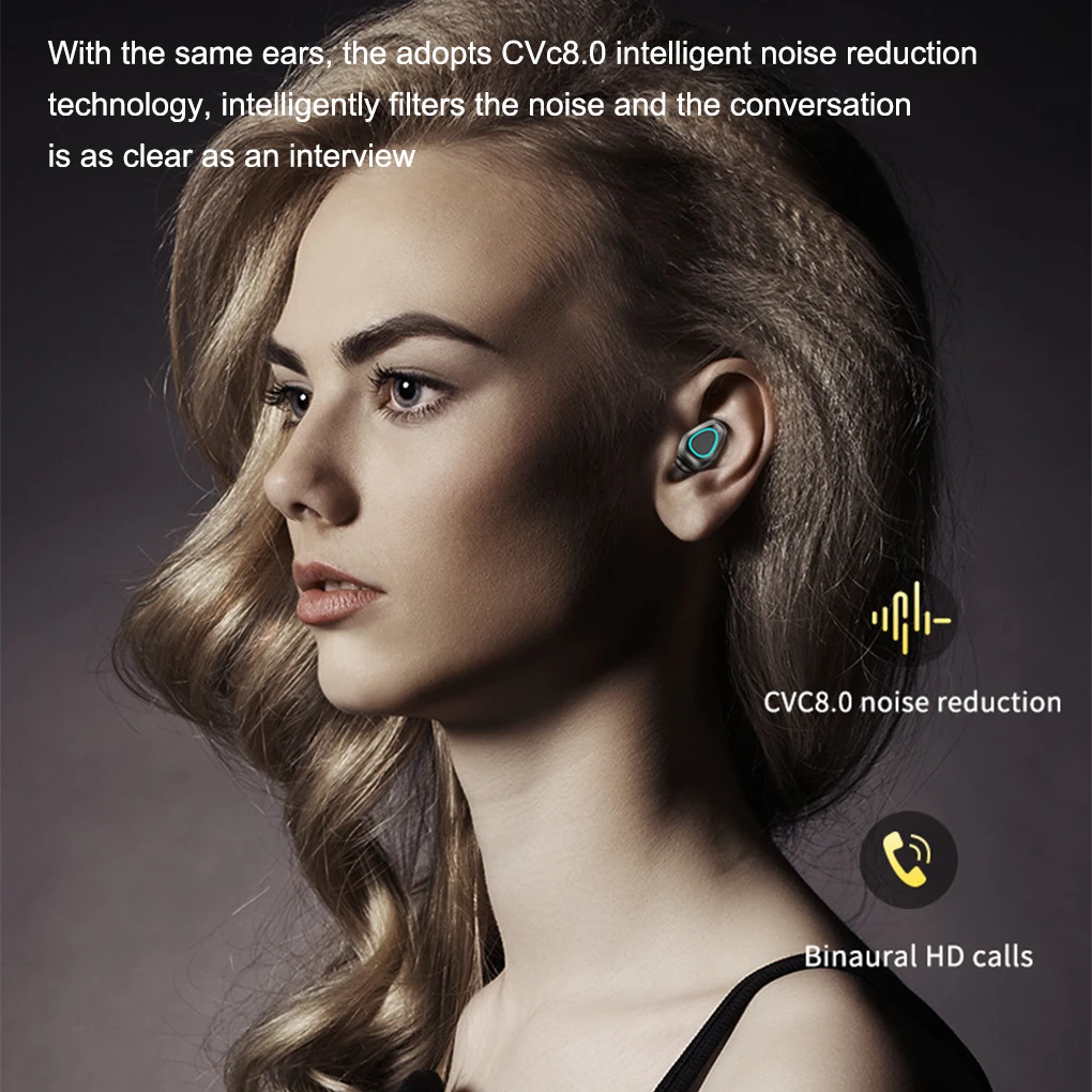 

Bluetooth-наушники портативные с микрофоном и светодиодный-дисплеем