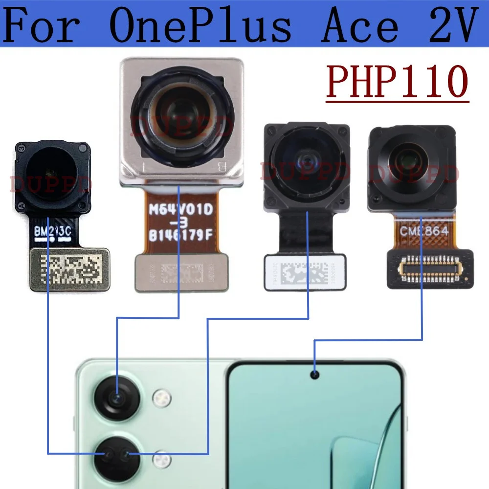 Передняя задняя камера для OnePIus Ace 2V Ace2V PHP110 оригинальный фронтальный