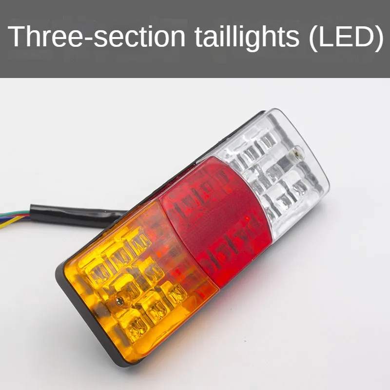 

2 шт., водонепроницаемые светодиодные задние фонари 12 в 48 в 60 в