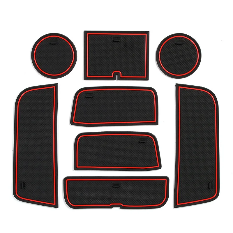 

Anti-Slip Gate Slot Mat For Volvo S60 V60 2011 ~ 2018 Non-Slip Door Groove Pad Rubber Coaster Auto Interior Accessories