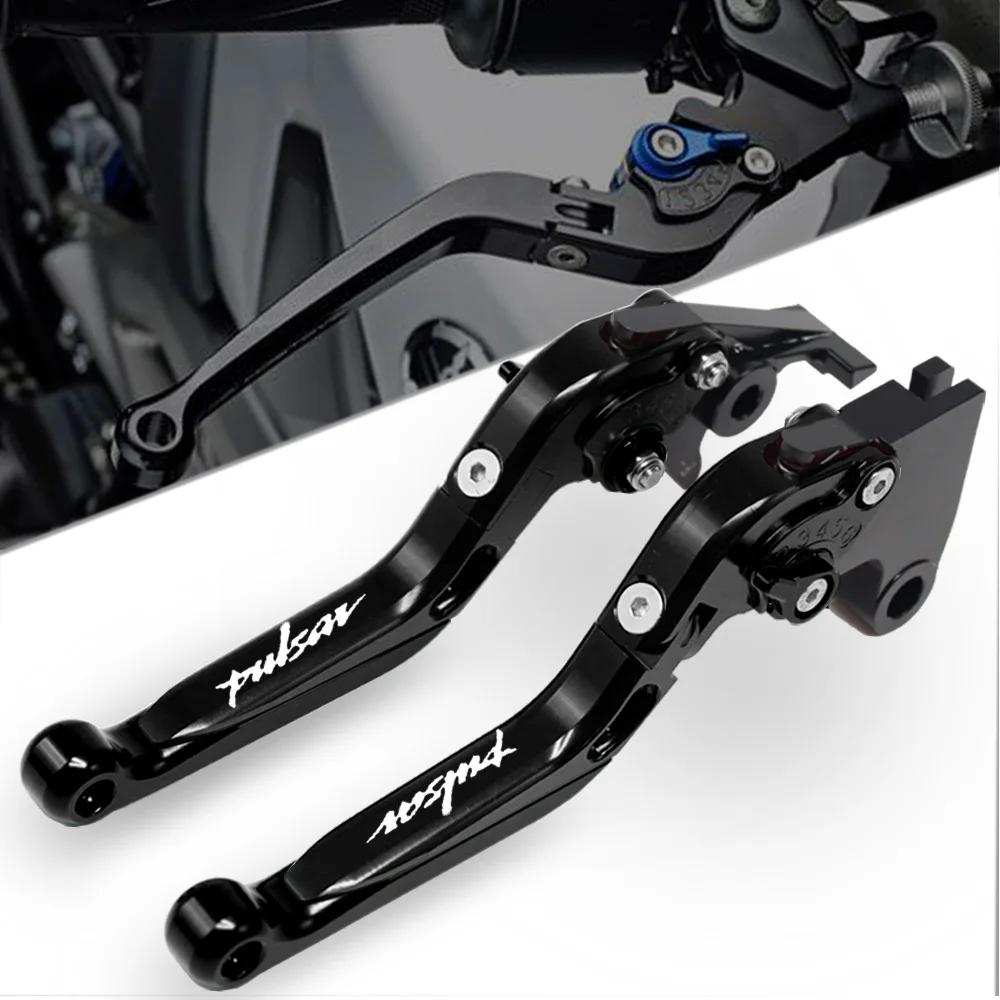 

Motorcycle Accessories CNC Adjustable Extendable Foldable Brake Clutch Levers For Bajaj Pulsar 200 NS/200 RS/200 AS