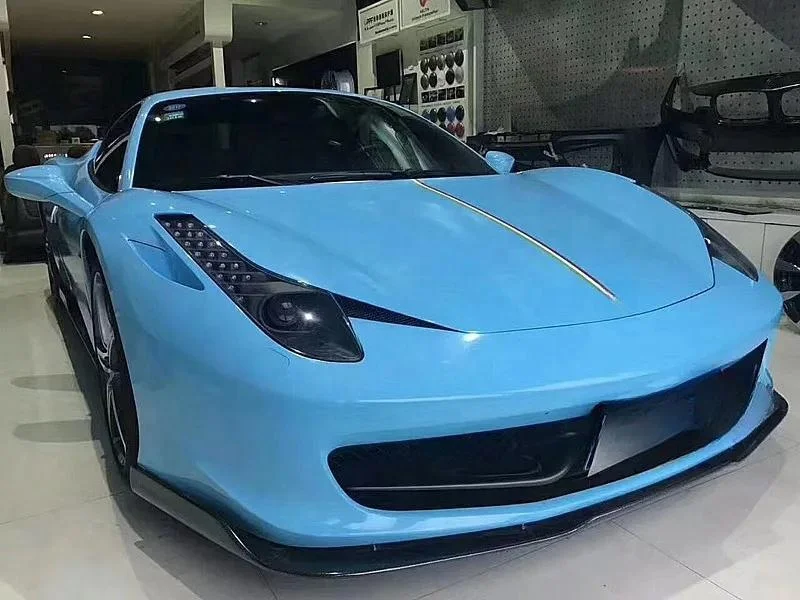 Передняя губа из настоящего углеродного волокна 458 для Ferrari Italia Spider Racing Car стиль