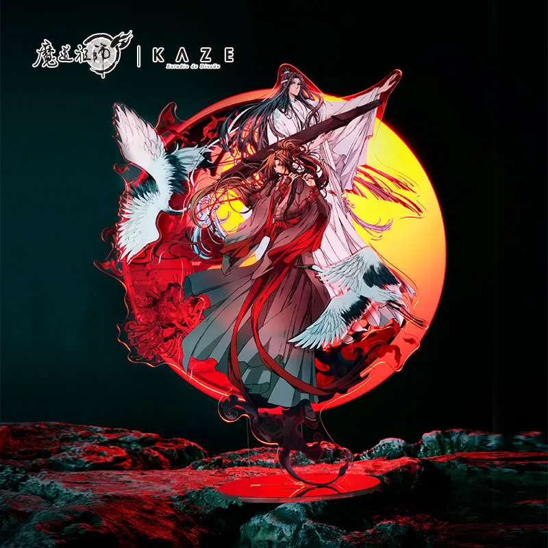 

Значок Grandmaster of Demonic Culture Wuxian Wangji с аниме тематикой акриловая модель на подставке Quicksand, значок для Маджонга, цветная бумажная игрушка, зажим