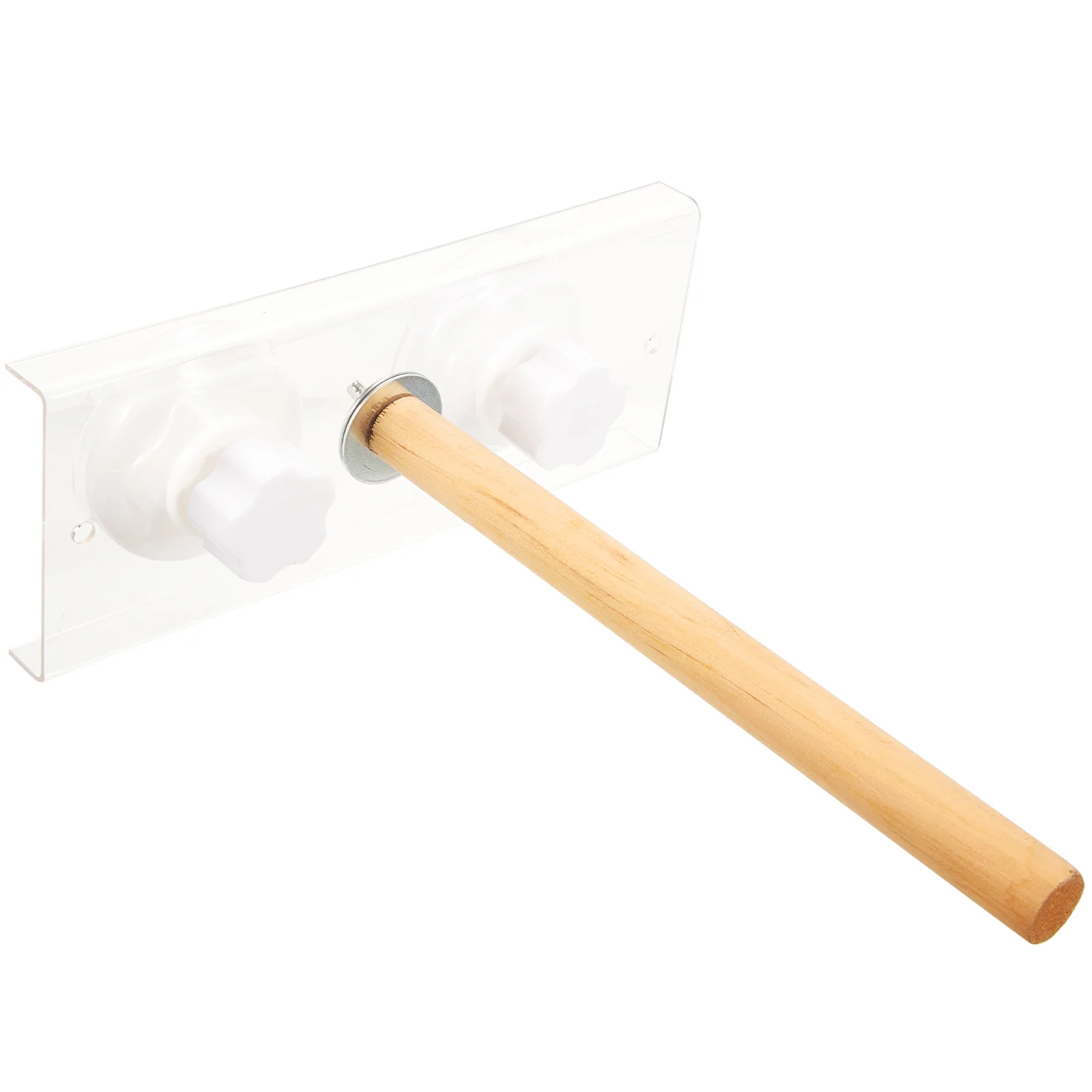 

Parrot Standing Toy Sucker Type Wooden Parrot Standing Rod Bird Perch Rod