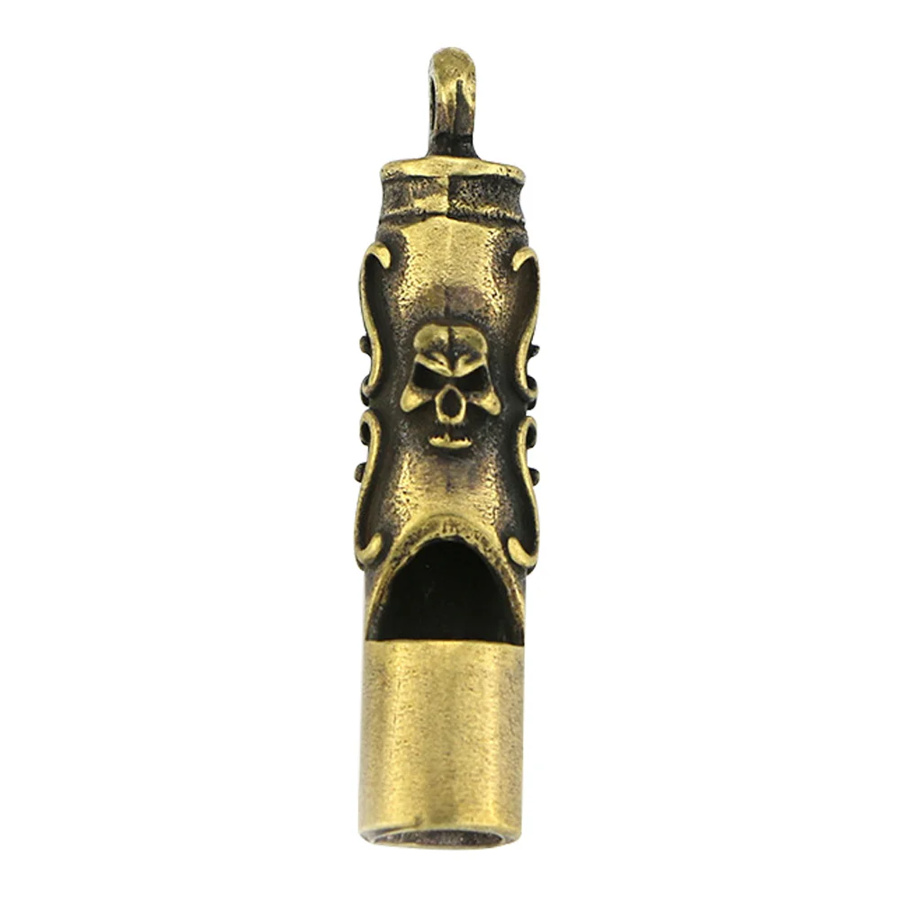 

Retro Style Pendant Whistle Teacher Equipment Referee Training Blowing Whistle (Golden)