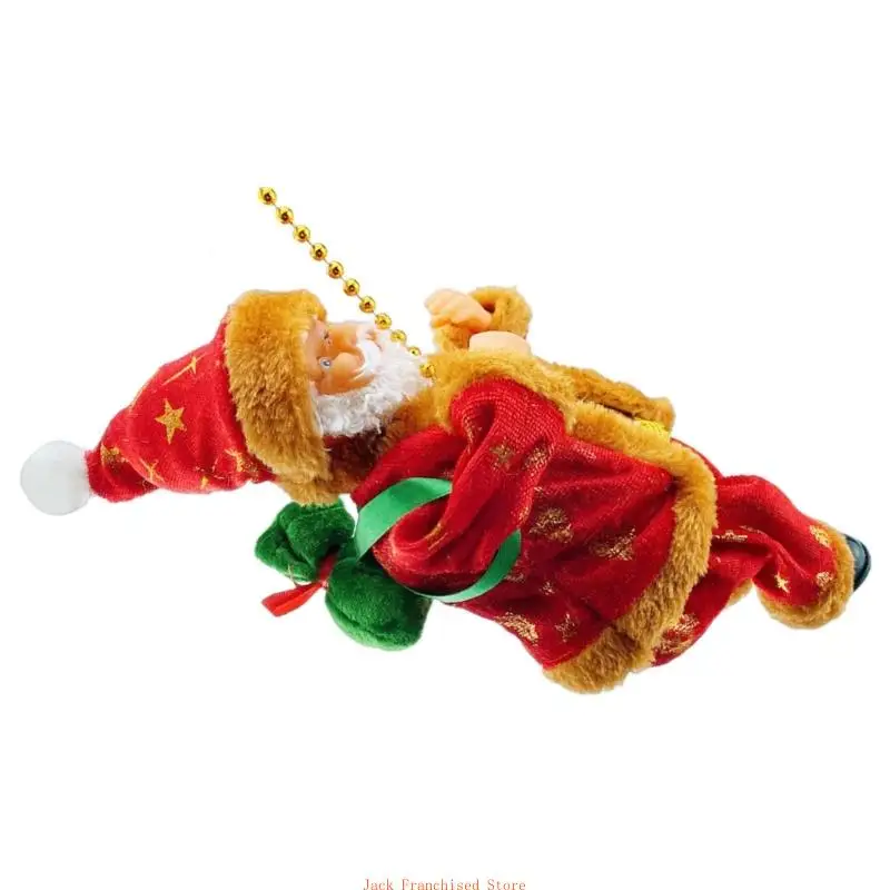 Легкая сборка Рождественская кукла Санта-Кукла восхождение по лестнице игрушка